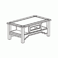 Модуль №670 Стол журнальный Флоренция
