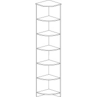 Модуль №618 Шкаф угловой открытый Инна