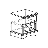 Модуль №803 Тумба прикроватная Парма