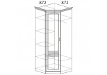Модуль №837 Шкаф угловой Орлеан Ясень темный