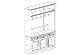 Модуль №840 Шкаф под ТВ Орлеан Ясень темный