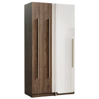 Спальня "Аура" №770, Шкаф угловой, правый, кашемир серый Спальня "Аура" №770, Шкаф угловой, правый, кашемир серый