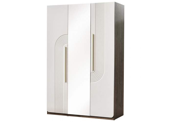 Спальня "Аура" №772, Шкаф 3-х дверный, кашемир серый