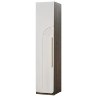 Спальня "Аура" №774, Шкаф 1-дверный, левый, кашемир серый Спальня "Аура" №774, Шкаф 1-дверный, левый, кашемир серый