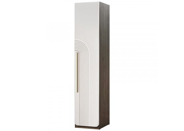 Спальня "Аура" №775, Шкаф 1-дверный, правый, кашемир серый