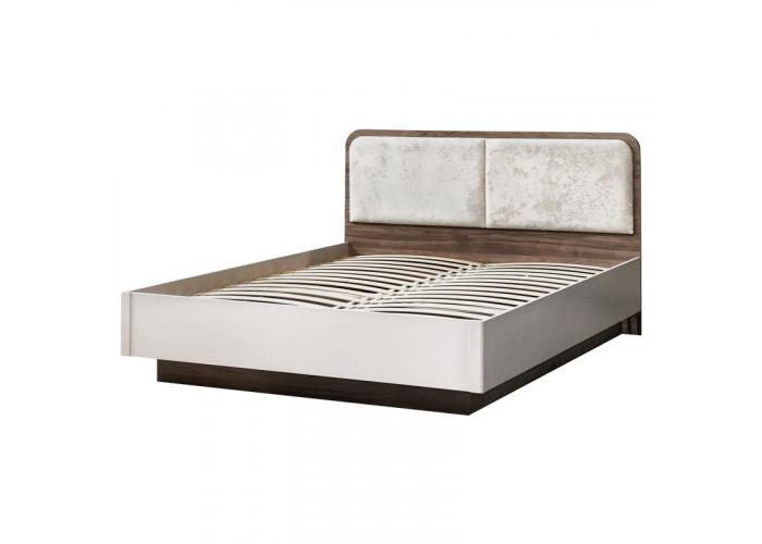 Спальня "Аура" №784, кровать двуспальная 1600, кашемир серый