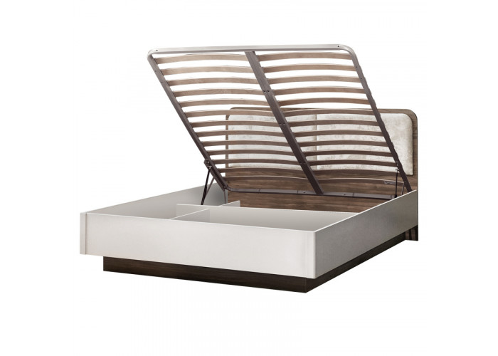 Спальня "Аура" №785, кровать двуспальная 1600 с подъёмным механизмом, кашемир серый