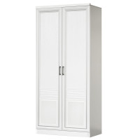 Модуль №680 Шкаф для одежды 2х дверный "Орлеан", Ясень Белый Модуль №680 Шкаф для одежды 2х дверный "Орлеан", Ясень Белый