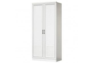 Модуль №680 Шкаф для одежды 2х дверный "Орлеан", Ясень Белый
