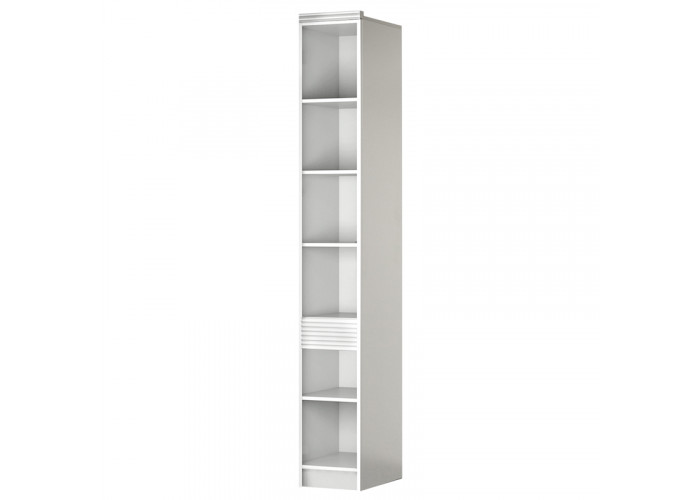 Модуль №683 Шкаф для одежды открытый "Орлеан", Ясень Белый Модуль №683 Шкаф для одежды открытый "Орлеан", Ясень Белый