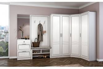 Прихожая "Орлеан" ясень белый