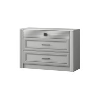Спальня "Орлеан" №762 Комод, стальной серый