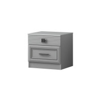 Спальня "Орлеан" №764,Тумба прикроватная, стальной серый