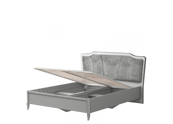 Спальня "Орлеан" №767, кровать двуспальная 1600 с подъёмным механизмом, стальной серый Спальня "Орлеан" №767, кровать двуспальная 1600 с подъёмным механизмом, стальной серый
