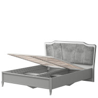 Спальня "Орлеан" №769, кровать двуспальная 1800 с подъёмным механизмом, стальной серый Спальня "Орлеан" №769, кровать двуспальная 1800 с подъёмным механизмом, стальной серый