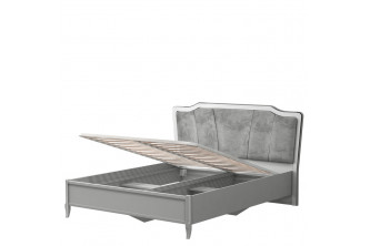 Спальня "Орлеан" №769, кровать двуспальная 1800 с подъёмным механизмом, стальной серый
