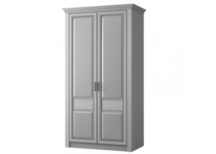 "Орлеан" модуль №835 Шкаф 2-х дверный, стальной серый  "Орлеан" модуль №835 Шкаф 2-х дверный, стальной серый