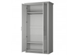 "Орлеан" модуль №835 Шкаф 2-х дверный, стальной серый  "Орлеан" модуль №835 Шкаф 2-х дверный, стальной серый