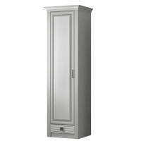 "Орлеан" модуль №836 Шкаф 1-дверный, стальной серый "Орлеан" модуль №836 Шкаф 1-дверный, стальной серый