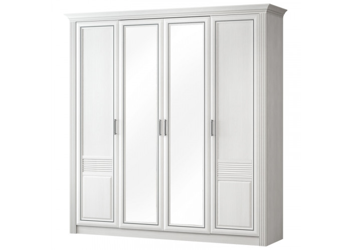 Спальня "Орлеан" №761 Шкаф 4-х дверный, ясень белый Спальня "Орлеан" №761 Шкаф 4-х дверный, ясень белый