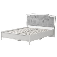 Спальня "Орлеан" №766, кровать двуспальная 1600, ясень белый Спальня "Орлеан" №766, кровать двуспальная 1600, ясень белый