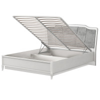 Спальня "Орлеан" №767, кровать двуспальная 1600 с подъёмным механизмом, ясень белый Спальня "Орлеан" №767, кровать двуспальная 1600 с подъёмным механизмом, ясень белый