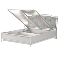 Спальня "Орлеан" №769, кровать двуспальная 1800 с подъёмным механизмом, ясень белый