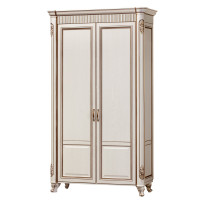 Модуль №270 Шкаф 2-х дверный "Скарлет",  Ясень белый