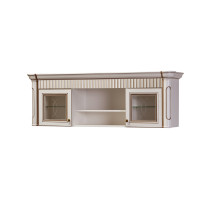 Модуль №274 Шкаф навесной "Скарлет",  Ясень белый