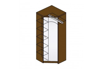 Шкаф угловой с зеркалом Модена М14 