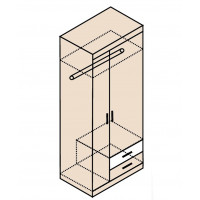 Шкаф для одежды Ника Н10 