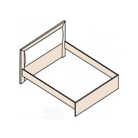 Кровать 1600 БЕЗ ортопеда,с мягким элементом Ника Н20 