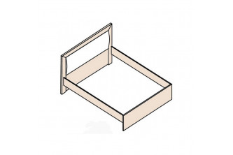 Кровать 1600 БЕЗ ортопеда,с мягким элементом Ника Н20 