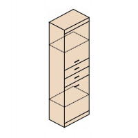 Шкаф многоцелевого назначения Ника Н21 