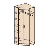 Шкаф угловой без зеркала Ника Н5 