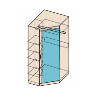 Шкаф угловой Ника Н7 